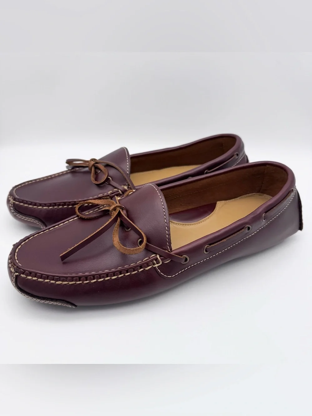 Cole Haan Gunnison Brown Leather Driving Loafers Men 9 D Slip-On New NWOB